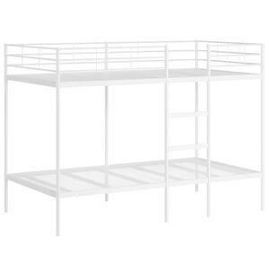 vidaXL Bunk Bed without Mattress White 100x200 cm Steel