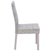 vidaXL Dining Chair 2 pcs White Wash 45 x 54 x 93 cm
