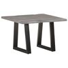 vidaXL Coffee Table | Grey | Solid Acacia wood | 60x60x40 cm | Industrial