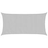 vidaXL Sun Shade Sail Light Grey 7x4 m 100% Polyester Oxford