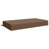 vidaXL Seat Cushion SOEST 100% Polyester Taupe 120 x 80 x 15 cm