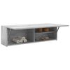 vidaXL Bathroom Wall Cabinet Grey Sonoma 100x25x30 cm Engineered Wood