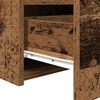 vidaXL Bedside Cabinet Old Wood 50 x 40 x 45 cm Engineered Wood