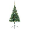 vidaXL Artificial Pre-lit Christmas Tree with Ball Set 150cm 380 Branches
