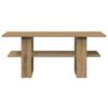 vidaXL Coffee Table Artisan Oak 102x55x42 cm Engineered Wood
