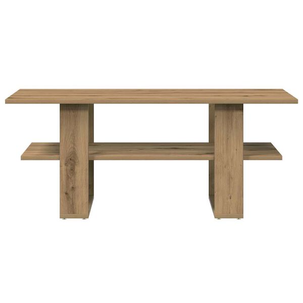 vidaXL Coffee Table Artisan Oak 102x55x42 cm Engineered Wood