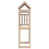 vidaXL Play Tower Brown 52.5 x 110.5 x 215 cm Solid Pine Wood