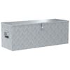 vidaXL Aluminium Box 110.5x38.5x40 cm Silver