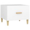 vidaXL Coffee Tables 2 pcs White 50x50x40 cm Engineered Wood