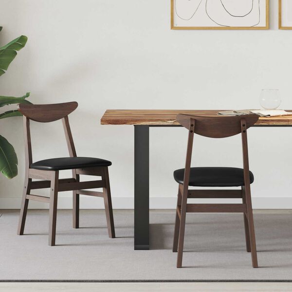 vidaXL Dining Chairs 2 pcs Light Brown 42 x 47.5 x 81 cm