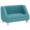vidaXL Dog Sofa Turquoise 60x37x39 cm Linen