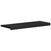vidaXL Window Sill Black with wood grain 60 x 30 x 4.5 cm PVC