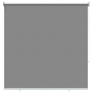 vidaXL Outdoor Roller Blind UV Protection Light Grey 140 x 140 cm