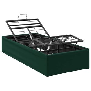vidaXL Electric Adjustable Bed Frame Forest Green 200 x 80 x 33.5 cm