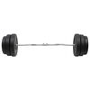 vidaXL Curl Barbell with Plates 90 kg