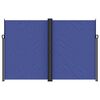vidaXL Retractable Side Awning Blue 220x600 cm