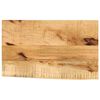 vidaXL Table Top 40x20x3.8 cm Live Edge Solid Wood Rough Mango