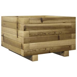 vidaXL Garden Planter 40x40x26,5 cm Impregnated Wood Pine