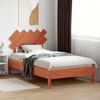 vidaXL Headboard Wax Brown 90 cm Solid Wood Pine