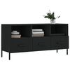 vidaXL TV Cabinet Black 102x36x50 cm Engineered Wood