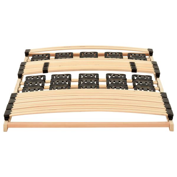 vidaXL Bed Frame without Mattress with 38 Slats 70x200cm