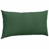 vidaXL Sofa Pillows 2 pcs Dark Green 80 x 40 cm Corduroy Fabric