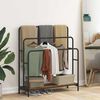 vidaXL Cloth Rack Old Wood 90 x 30 x 100.5 cm Engineered wood