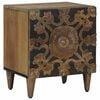 vidaXL Bedside Cabinet Brown 40 x 33.5 x 46 cm Solid Mango Wood