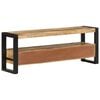 vidaXL TV Cabinet 120x30x45 cm Solid Wood Mango