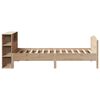 vidaXL Bookcase Bed without Mattress 100x200cm Solid Wood Pine