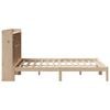 vidaXL Bookcase Bed without Mattress 140x190 cm Solid Wood Pine