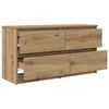 vidaXL TV Cabinet Artisan Oak 100x35x54 cm Engineered Wood