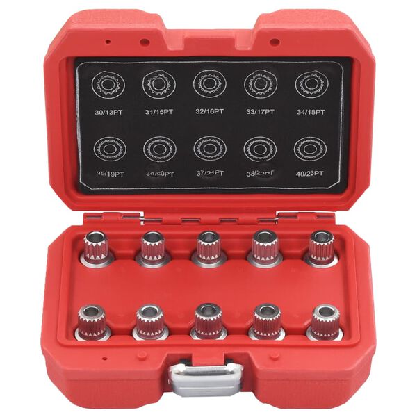 vidaXL 10 Piece Locking Wheel Nut Key Set for BMW