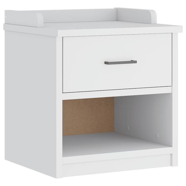 vidaXL Hallway Bench SANDNES White 45x40x50 cm Solid Wood Pine