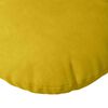 vidaXL Seat Cushions 2 pcs Yellow &Oslash; 50 x 19 cm Velvet