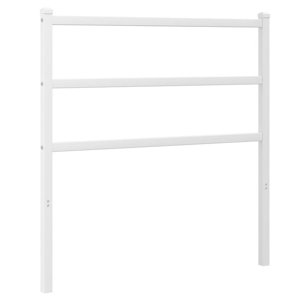 vidaXL Metal Replace Headboard White 90 cm
