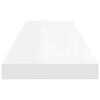 vidaXL Floating Wall Shelves 4 pcs White 90x23.5x3.8 cm MDF
