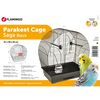 FLAMINGO Budgie Cage Saga 51x28x55 cm Black