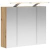 vidaXL Bathroom Mirror Cabinet Artisan Oak 60 x 14.5 x 50 cm