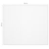 vidaXL Table Protector Matt 90x90 cm 1.6 mm PVC