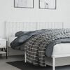 vidaXL Metal Replace Headboard White 180 cm