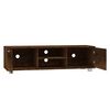 vidaXL TV Cabinet Smoked Oak 140x40.5x35 cm Engineered Wood