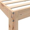 vidaXL Bookcase Bed without Mattress 75x190 cm Small Single Solid Wood Pine
