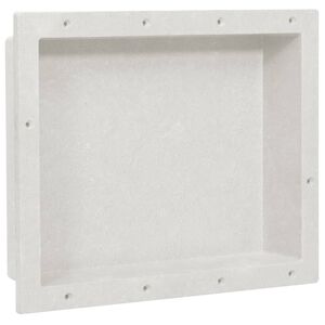 vidaXL Shower Niche Matt White 41x51x10 cm