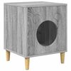 vidaXL Cat House Grey Sonoma 42.5 x 40 x 53 cm Engineered Wood