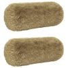 vidaXL Cushion with Pillow HEERLEN 2 pcs Light Grey PV Fleece