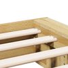 vidaXL Bed Frame without Mattress 180x200 cm Solid Wood Oak