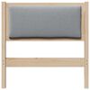 vidaXL Headboard Other Brown 75 cm Solid pine wood