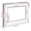 vidaXL Basement Window "RISOR" 80x60 cm Tilt&Turn DIN Right Anthracite
