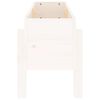vidaXL Garden Raised Bed White 101x30x38 cm Solid Wood Pine